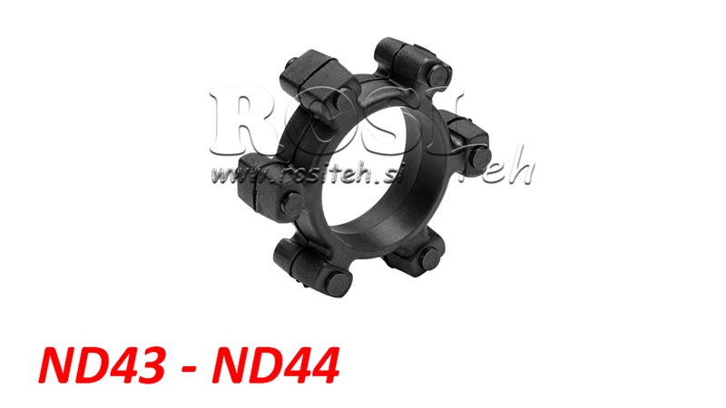 ZVEZDNA GUMI SKLOPKA ZA VMESNIK ND43-ND44 (104mm)