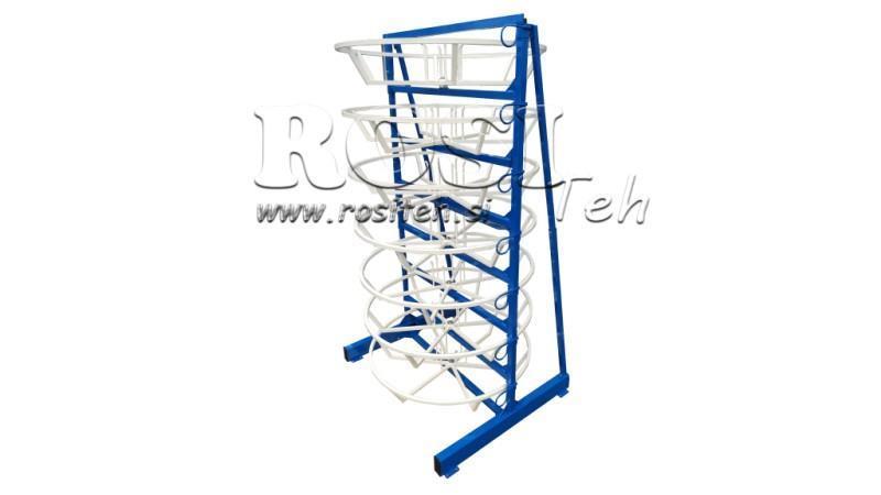 STAND PRO ROZBALOVÁNÍ HYDRAULICKÝCH HADIC