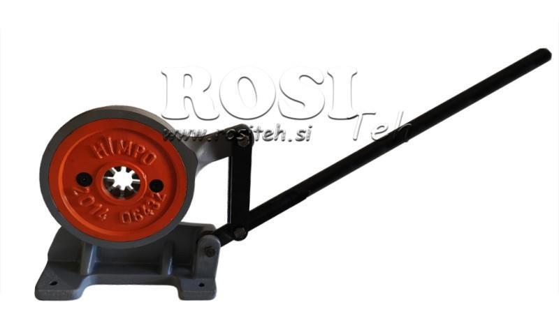 MÁQUINA MANUAL DE CRIMPAGEM PARA TUBOS DE BAIXA PRESSÃO 8-35mm 8 DENTES COM PROTEÇÃO