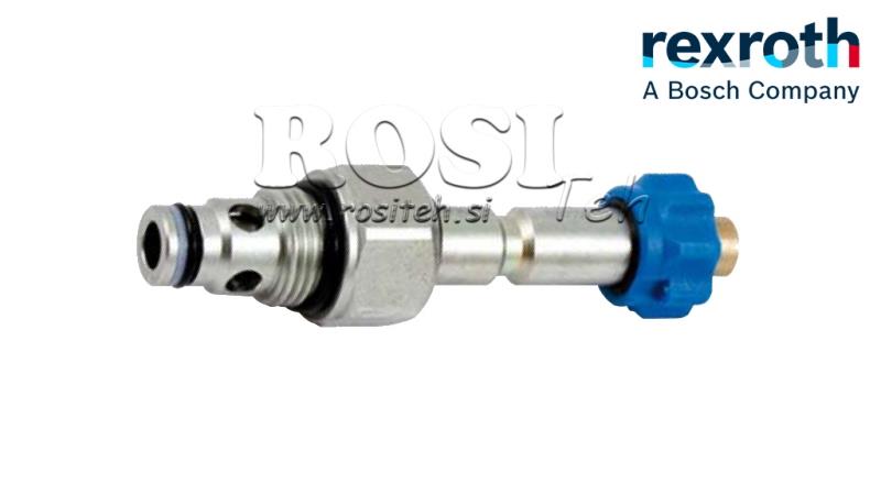 CONTROLADOR ELETROMAGNÉTICO HIDRÁULICO ABERTO PARA VÁLVULA DE 2 VIAS REXROTH 3/8 40-LIT