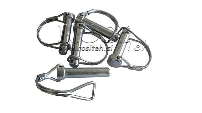 SADA BEZPEČNOSTNÍCH KLIPŮ SEMICIRKULÁRNÍ fi 8/45 mm (5ks)