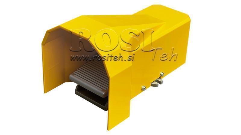 PEDALE PNEUMATICO 5/2 1/4 PRT-0852-ANNZ-G CON BLOCCO