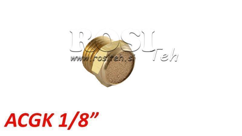 SILENȚIOS PNEUMATIC DIN BRONZ ACGK 018 LOW