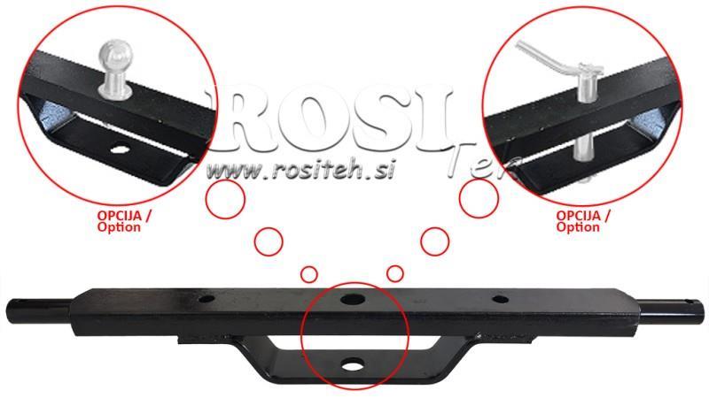 HYDRAULICKÁ KŘÍŽOVÁ TYČ TRAKTORU KATEGORIE 2 S MONTÁŽNÍM DRŽÁKEM (L-750mm)