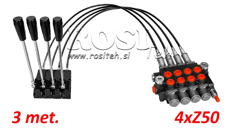KIT 4xZ50 + JOYSTICK 1 POSICIÓN L3000