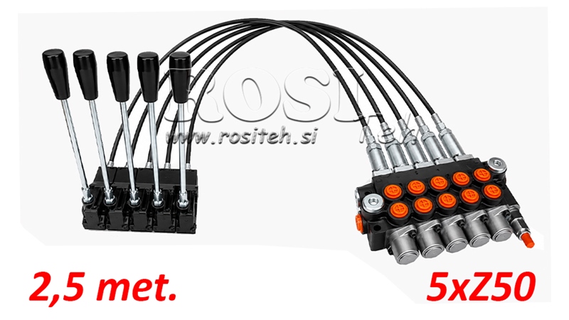 KIT 5xZ80 + JOYSTICK 1 POSITION L2500