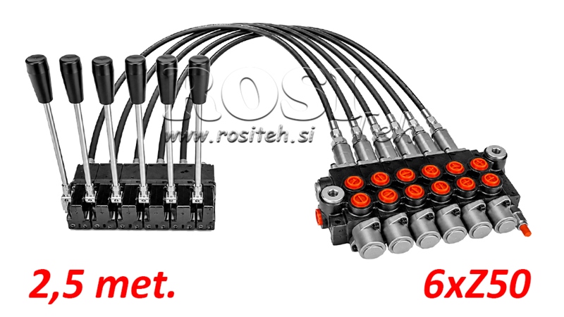 KIT 6xZ80 + JOYSTICK 1 POSICIÓN L2500