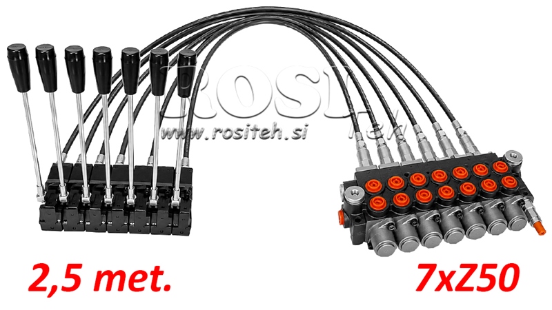 KIT 7xZ50 + JOYSTICK 1 POSICIÓN L2500
