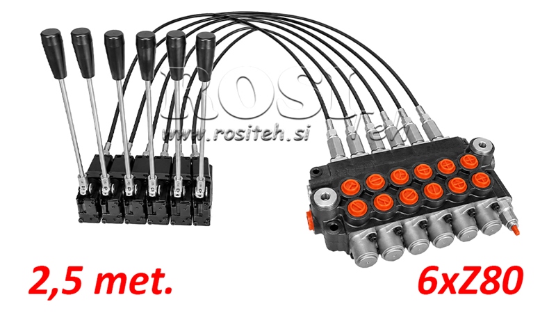 KIT 6xZ80 + JOYSTICK 1 POSICIÓN L2500