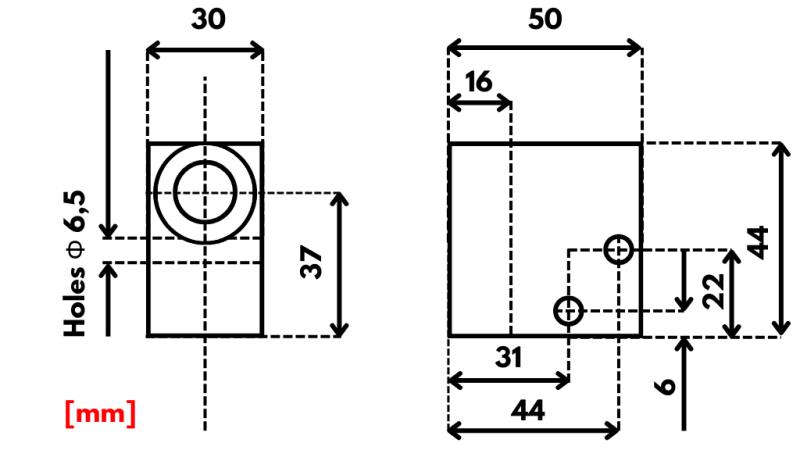 GEHÄUSE FÜR 2-WEGE HYD. VENTIL REXROTH 3/8 40-LIT