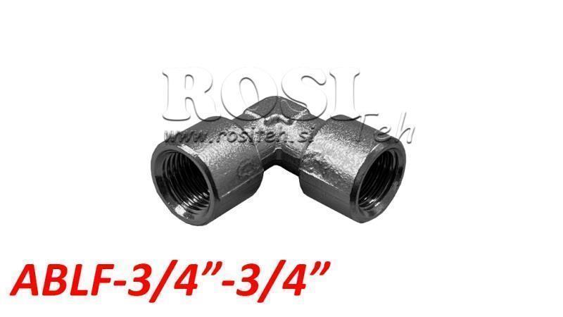 PNEUMATISK KLASSISK VINKELFORBINDELSE ABLF-034-034