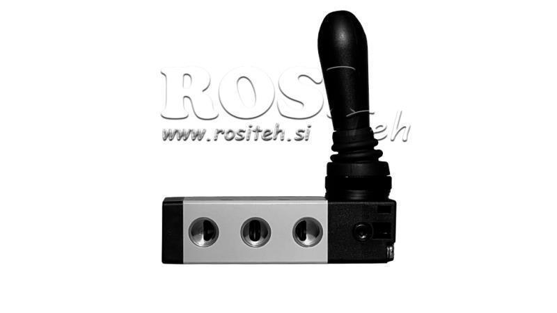 PNEUMATISCHES MANUELLES VENTIL 5/2 3/8 PRT-0852-ARR MANUELLE RÜCKGABE