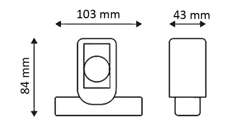 LED-SEITENMARKIERUNGSLEUCHTE FÜR ANHÄNGER (QUADRAT) – WEISS – ORANGE – ROT