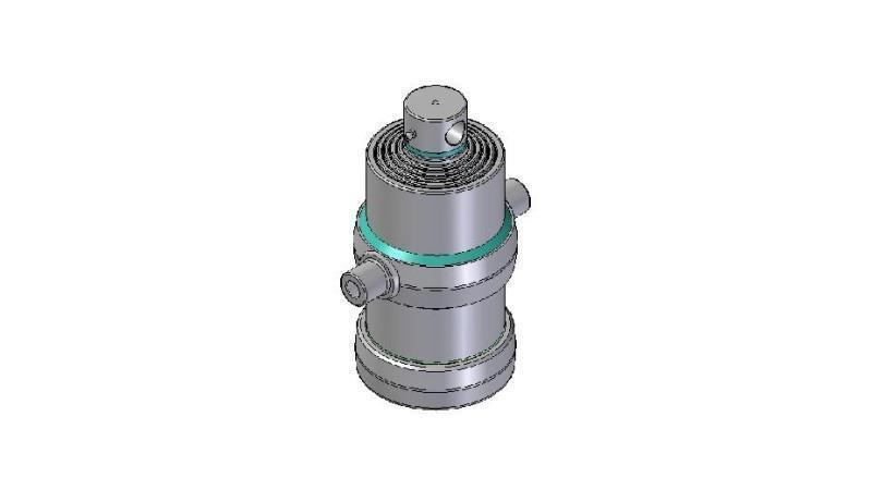 5005F -TELESCOPICKÝ CYLINDER ŠTANDARD/DIERA 5 STUPNE ZDVIH 1275 FI 190