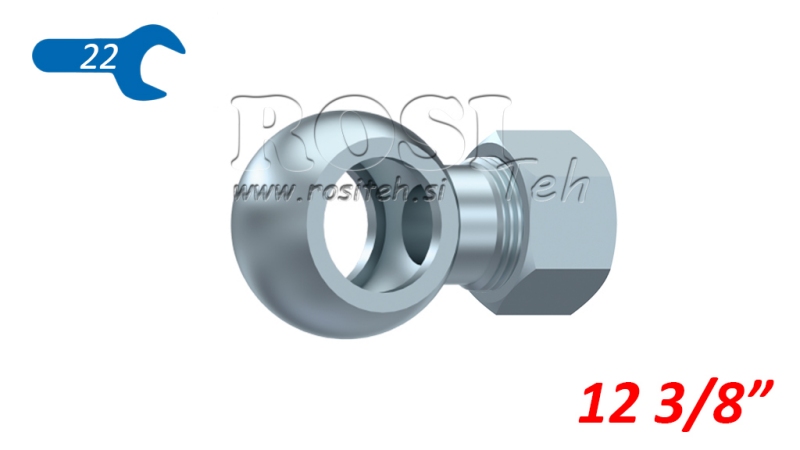 METAL HOSE BANJO 3/8