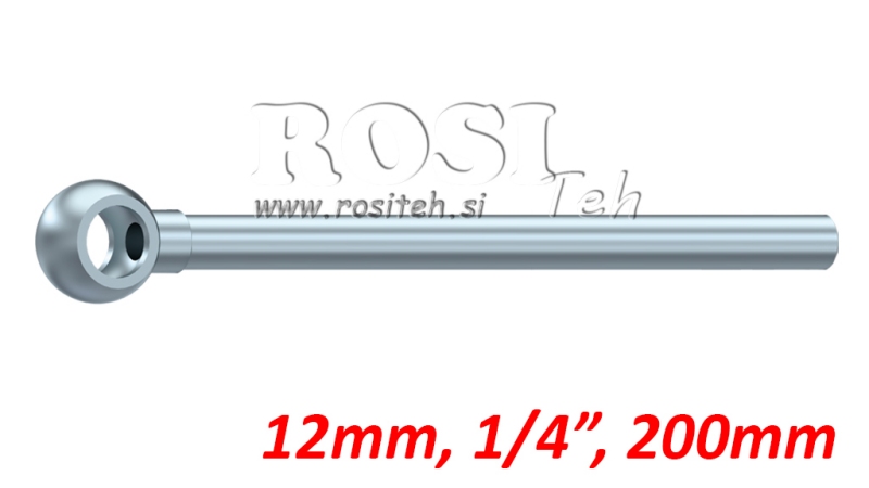 MANGUEIRA METÁLICA BANJO 12mm 1/4 200mm