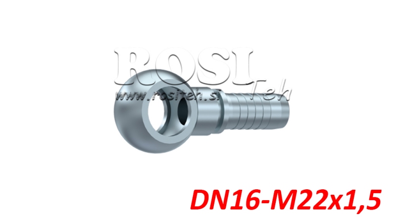 ŒIL DE RACCORDEMENT HYDRAULIQUE DN16-M22X1,5