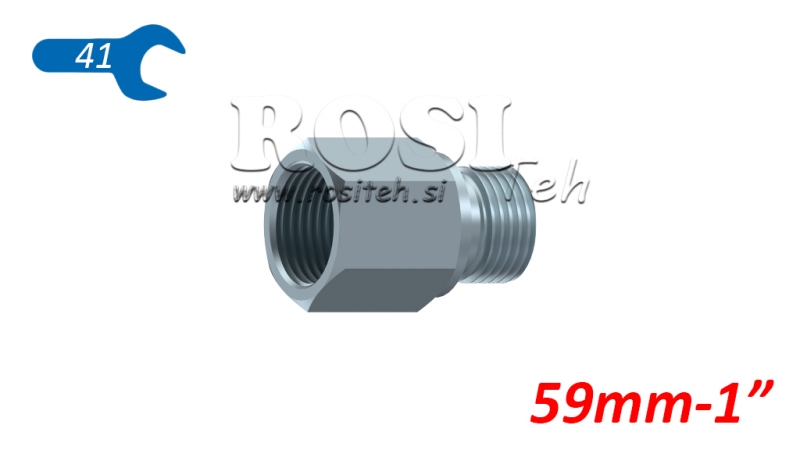 HYDRAULIKADAPTER MÄNNLICH-WEIBLICH 1