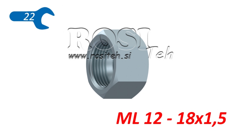 HIDRAULIKUS ANYA ML 12 - 18x1,5