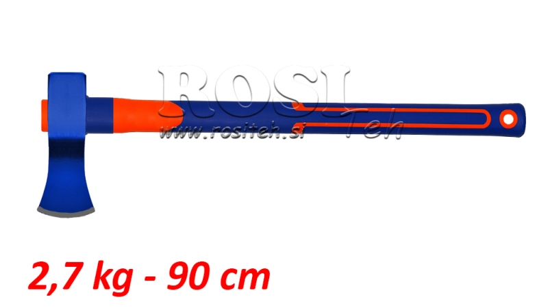 ASCIA SPACCALEGNA CON MANICO IN CARBONIO - A621 2,7 kg - 90 cm