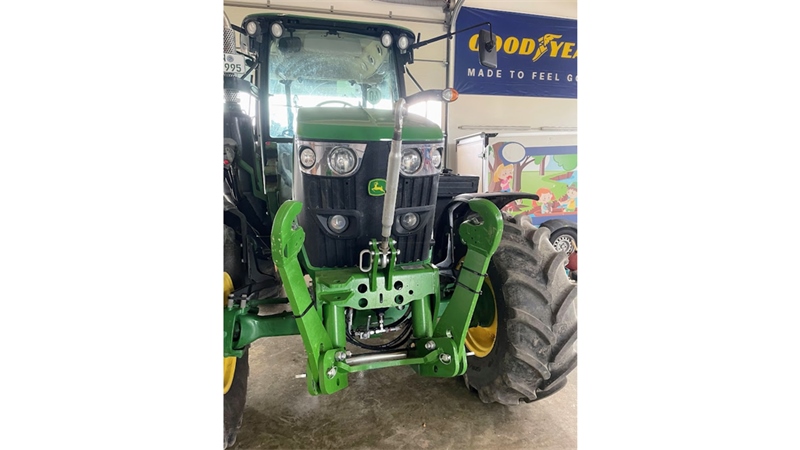 UNIVERSAL KIT FRONT HYDRAULICS CAT. 2 FOR TRACTOR 1500 KG - GREEN (RAL 6001)