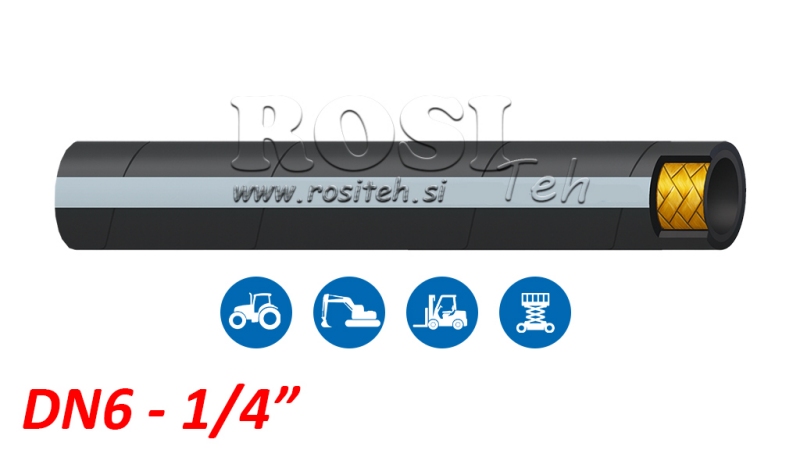 HYDRAULIC HOSE DN6 1SN (1/4