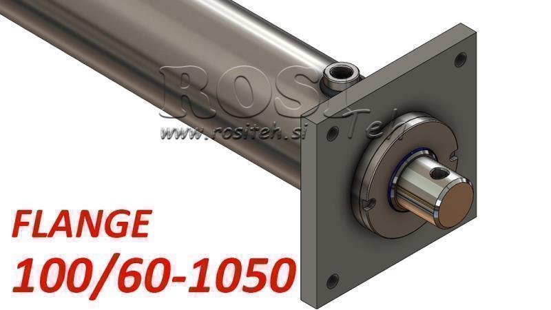 hydraulický valec s montážnou doskou 100/60-1050