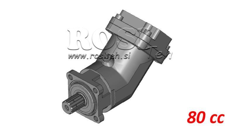 KOLBEN HYDRAULIK-ÖLMOTOR 80cc - 440Nm