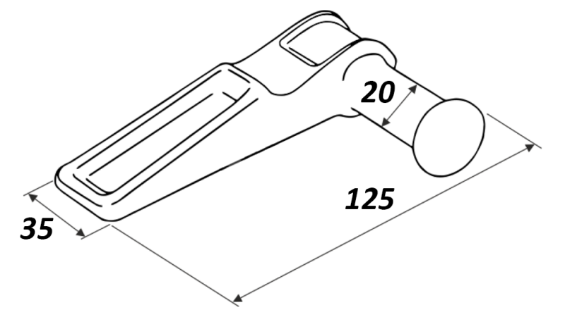 CLEMA PENTRU ÎNCHIDERE TIP MAROTTA DREAPTA