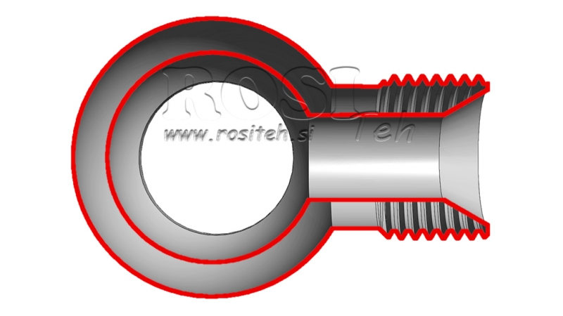 HYDRAULICKÁ OČKOVÁ PRÍPOJKA M22x1,5-22,2