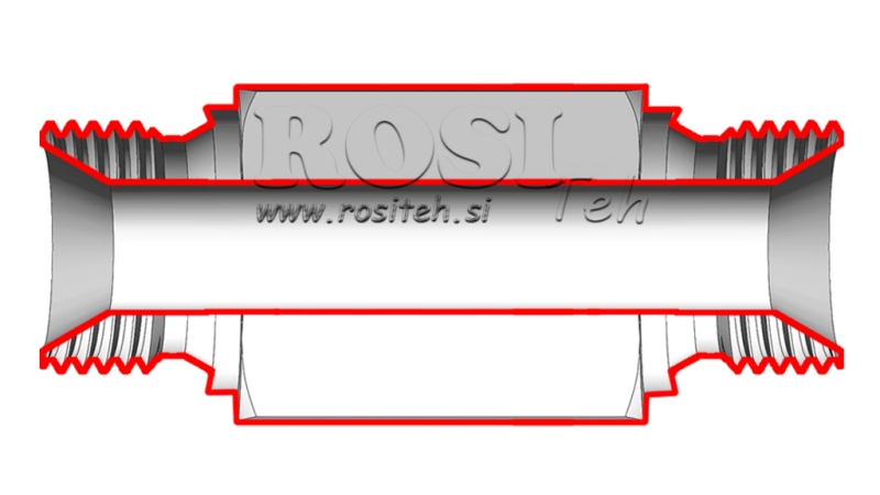 HYDRAULIKADAPTER MÄNNLICH-MÄNNLICH 3/8