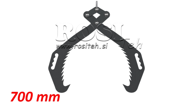 RUKOVATÉ LESNÍCKE ZÁVITOVÉ CHAPADLÁ HD70 (700 MM) - LAKOVANÁ