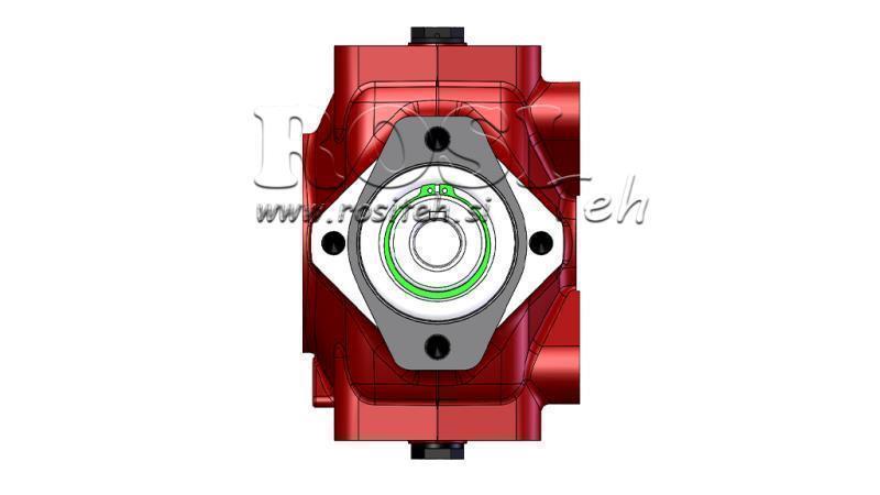 GEARBOX RT120 FOR HYDRAULIC MOTOR MP/MR/MS RATIO 4.1:1