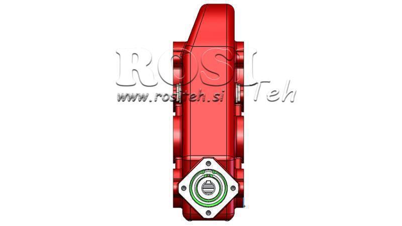 GEARBOX RT500 FOR HYDRAULIC MOTOR MP/MR/MS RATIO 43.6:1