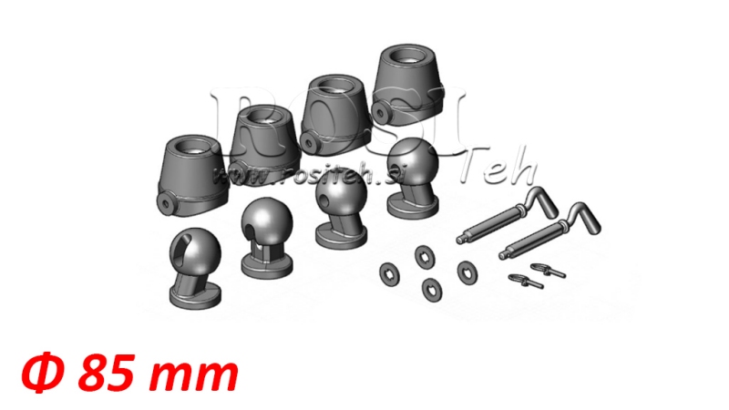 KIPPERPRITSCHE TRÄGER SATZ FI85