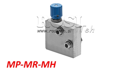 VANĂ HIDRAULICĂ DE PRIORITATE PENTRU MOTOR HIDRAULIC MP-MR-MH