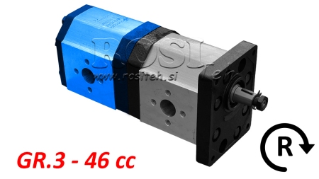 HYDRAULINEN PUMPPU 30C46X242 TAKANA GR.3 46 CC OIKEA