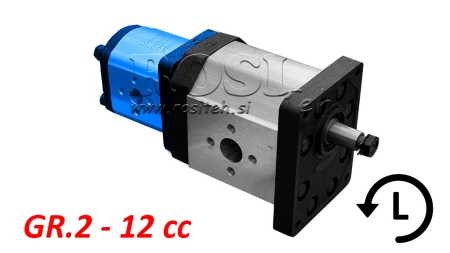 HYDRAULISK PUMPE 20A12X201 ANDEN GR.2 12 CC VENSTRE