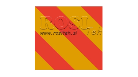 ALU FIGYELMEZTETŐ PANEL JÁRMŰVEKHEZ ÉS TARTOZÉKOKHOZ 423x423mm