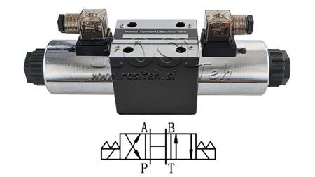 HYDRAULISCHES ELEKTROMAGNETVENTIL KV-4/3 CETOP 5 12/24/230V N3