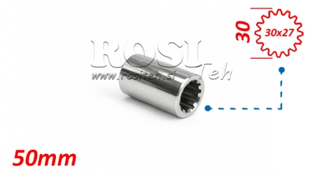 KARDANADAPTER PUKS 30x27 (16 SOONT) (50 mm)
