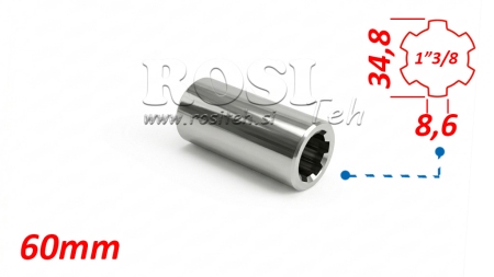 ADAPTADOR P.T.O. BUSH 1”3/8 L=60