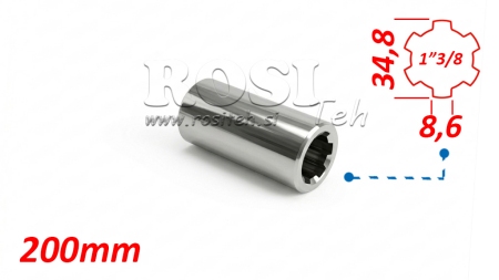 KARDÁN (TLT) ADAPTER PERSELY 1”3/8 L=200