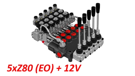 HIDRAULIČNI VENTIL 5xZ80 - EO+12V