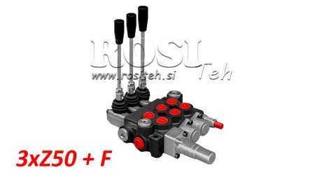VALVOLA IDRAULICA 3xZ50 + GALLEGGIARE