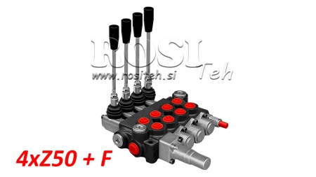 HYDRAULIKVENTIL 4xZ50 + SCHWIMMSTELLUNG