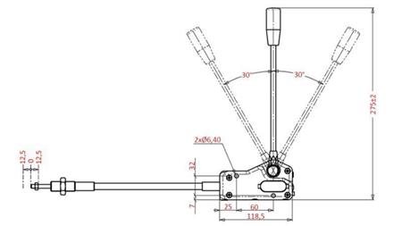 JOYSTICK 1 POSITION FÜR GABELSTAPLER
