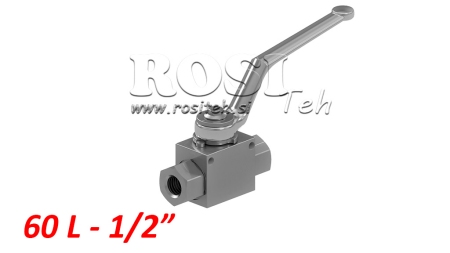 HYDRAULISCHER ABSPERRHAHN RS2 1/2 - 500BAR - 60 lit