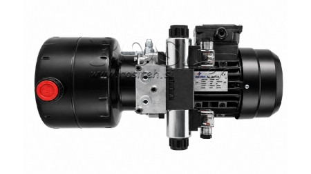 MINI CENTRALE HYDRAULIQUE 380V AC (0.75 kW) - 3.7 cc - 5.2 lit/min - réservoir 4 lit