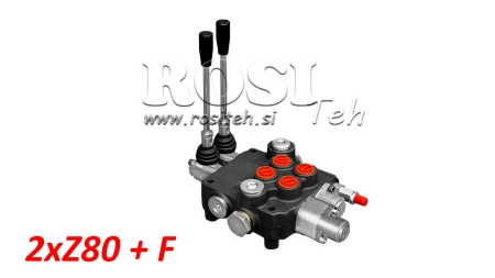 HIDRAULIČNI VENTIL 2xZ80 + PLIVAJUČI (za ralicu)